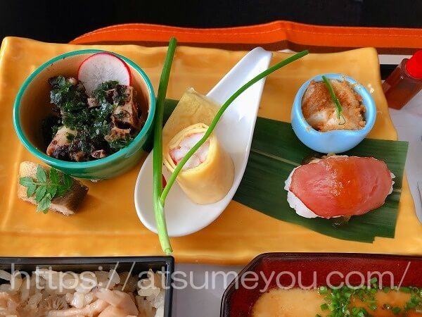 エバー航空 ビジネスクラス 機内食