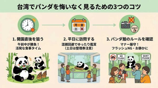 湾でパンダは見れる？台北市立動物園の行き方や頭数、混雑回避法を伝授