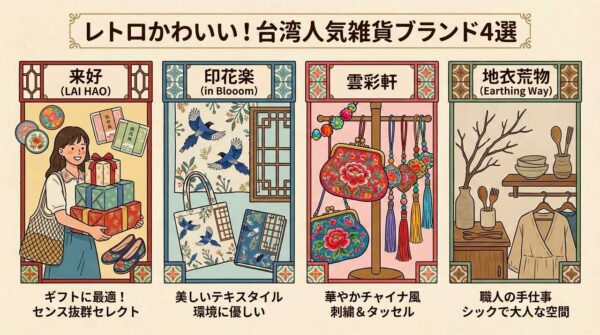 台湾のお土産に！かわいい雑貨10選とレトロな人気ブランド4選を厳選